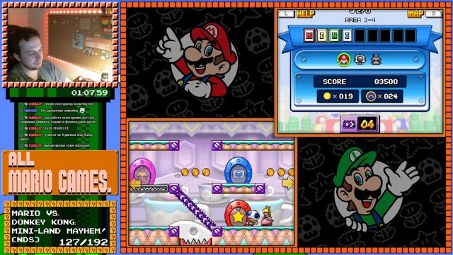 [all MARIO GAMES] Its' a me Mario (Стрим #228) смотреть онлайн