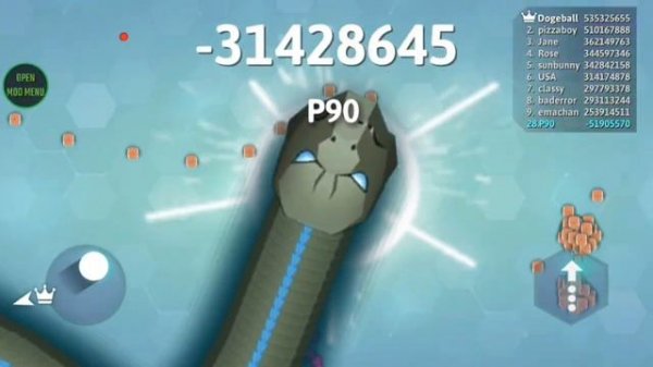 Snake.io modmenu gameplay #38