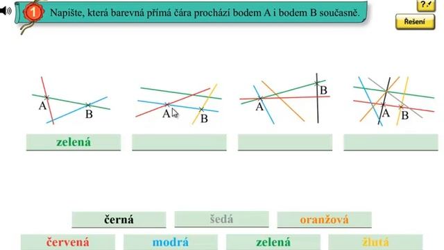 Geometrie, body a přímá čára; Matýskova matematika 4.díl, strana 64, cvičení 1 смотреть онлайн