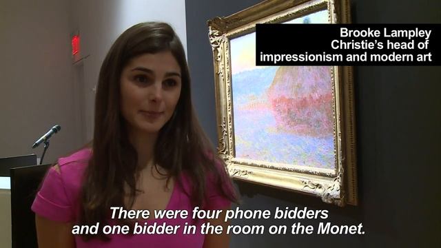 Monet haystack painting takes record $81.4 mn смотреть онлайн