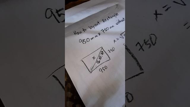 Problem Solving #12 How to layout Rectangle 950mmX750mm without using special tools смотреть онлайн
