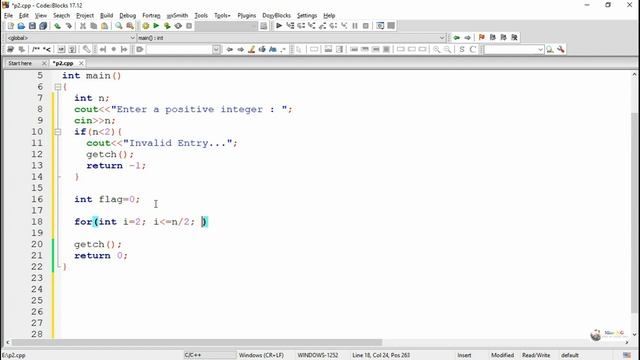 C++ Program - Prime or not смотреть онлайн