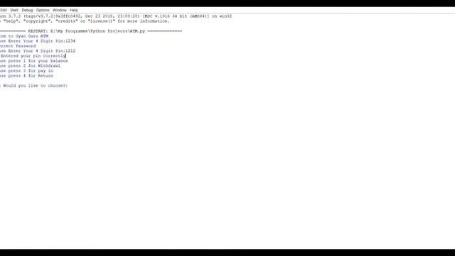 Make your own ATM Tutorial via PYTHON смотреть онлайн