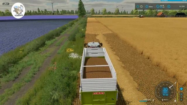 FS 22. NF March. МегаФерма з Нуля. Продаж Силосу в Тюках. Нове Поле. Оренда Техніки. Збірання Ячмен смотреть онлайн