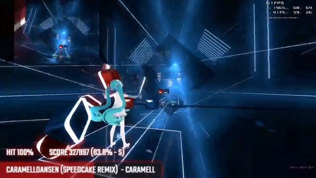 [Beat Saber] CaramellDansen - Expert - S Rank - Full Combo!!! смотреть онлайн