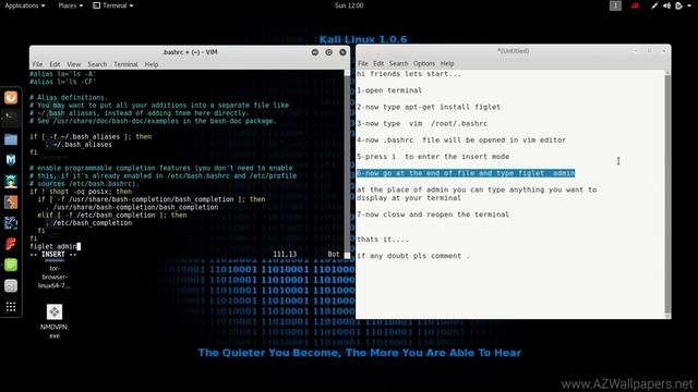 How to customize terminal in kali linux. смотреть онлайн