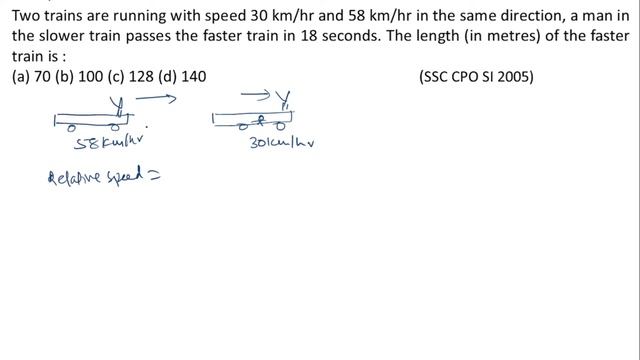 Two trains are running with speed 30 km/hr and 58 km/hr in the same direction a man in the slower смотреть онлайн