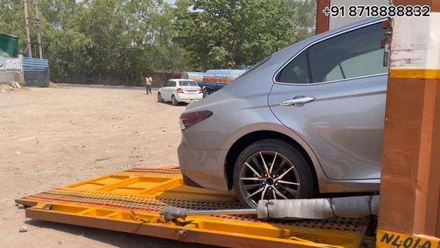 2024 Toyota Camry Hybrid Full Automatic Car Transport Service Door to Door Truck Unloading Process смотреть онлайн