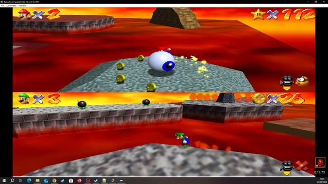 Super Mario 64 Multiplayer Splitscreen (1080p) [Remaining RA] - Coin-Rush in Lethal Lava Land [NC смотреть онлайн