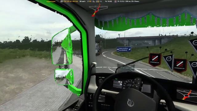 ETS 2 Дальний рейс 2000 Км. Часть 3... смотреть онлайн
