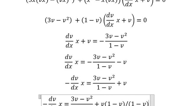 Calculus Help: Homogeneous - Differential Equations - (3xy-y^2 ) dx+x(x-y) dy=0 смотреть онлайн