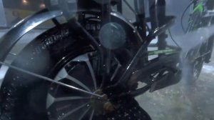 "Зимний экстрим: мытье электровелосипеда при -15 градусах"