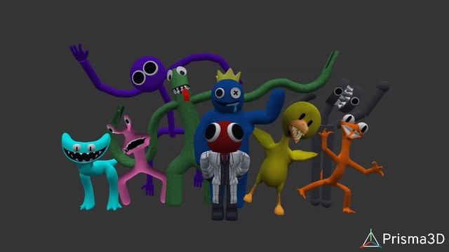 rainbow friends pack prisma 3D + gray my funmade смотреть онлайн