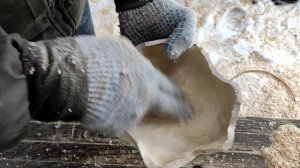 Делаю чашу для фруктов из сувеля механически. Making Wooden bowl. burl wood