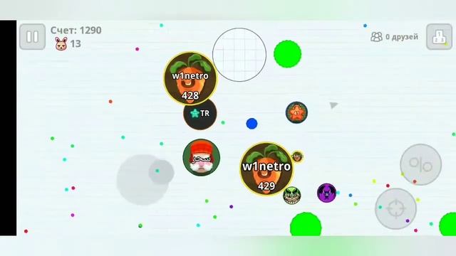 Дауны в игре Agar.io вот и до катились 🤮 смотреть онлайн