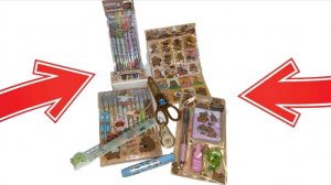 Распаковка канцелярии из большого сюрприз бокса✏️ капибара. ОБЗОРЫШ Ручки, наклейки. Новый ролик.