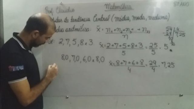 4° BIMESTRE 8º ANO MATEMÁTICA (MÉDIA MODA MEDIANA) смотреть онлайн