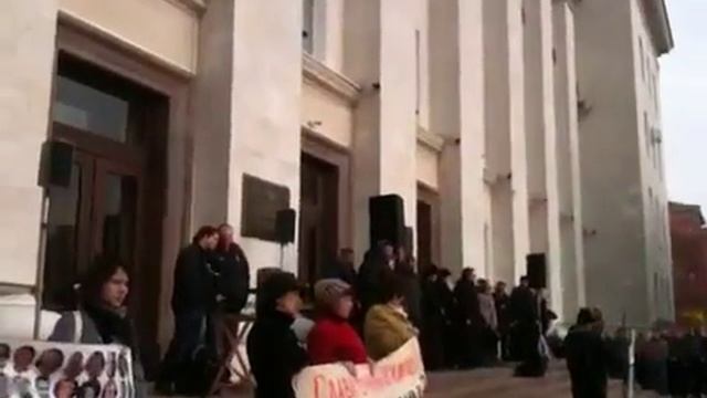 Херсон 16 марта 2014 г Площадь Свободы смотреть онлайн