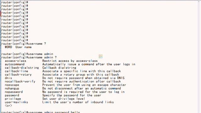 Cisco router create user смотреть онлайн