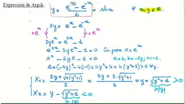 Vidéo 36 : Amphi 16 - Fonctions réciproques des fonctions trigonométriques et hyperboliques смотреть онлайн
