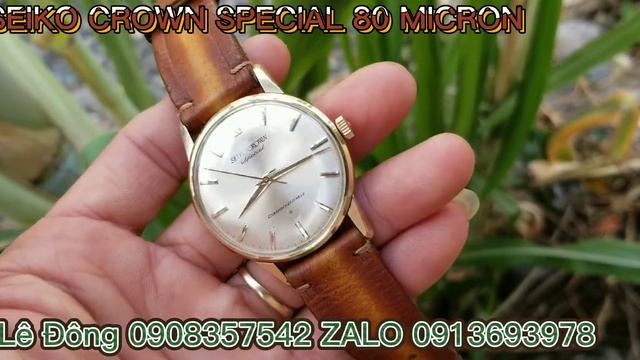 Đồng hồ NOS xưa lên dây SEIKO CROWN SPECIAL 80 MICRON - Giá 5.968.000 đ смотреть онлайн