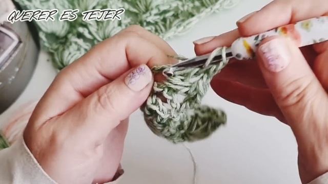 Chal Elisa A CROCHET FACIL RAPIDO Y CON UN SOLO OVILLO. #crochetpasoapaso смотреть онлайн