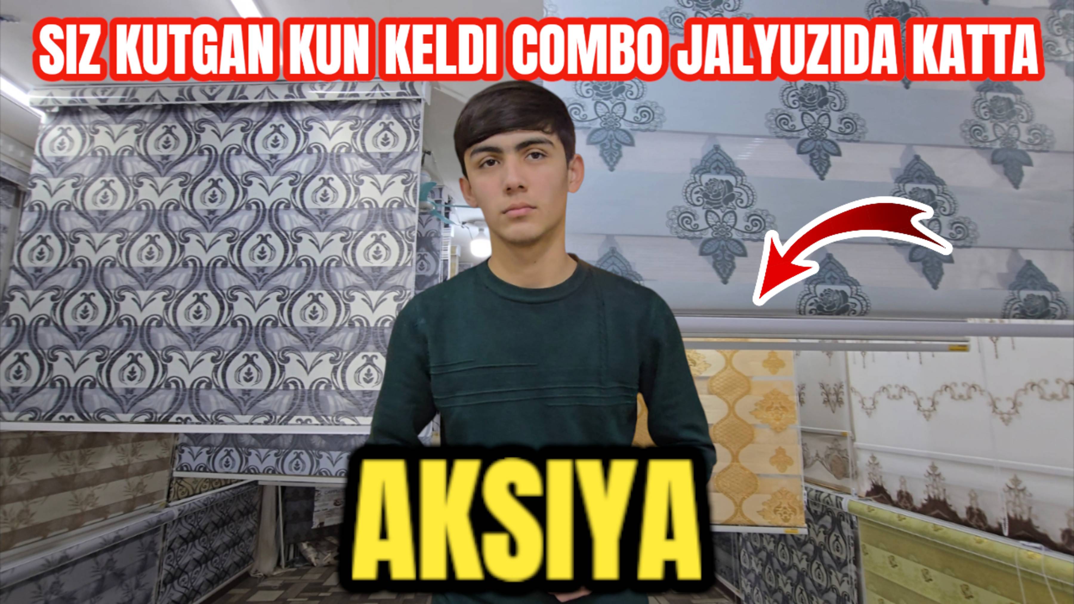 KATTA AKSIYA COMBO JALYUZIDA SHOSHILING