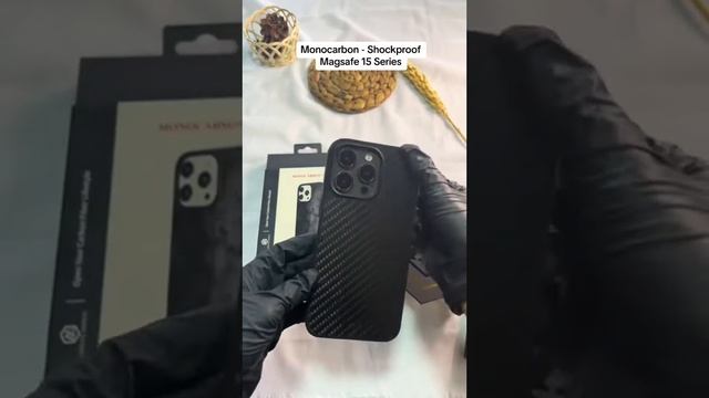 Case Monocarbon Shockproof Magsafe iPhone 15 Series #caseoriginal #fyp смотреть онлайн