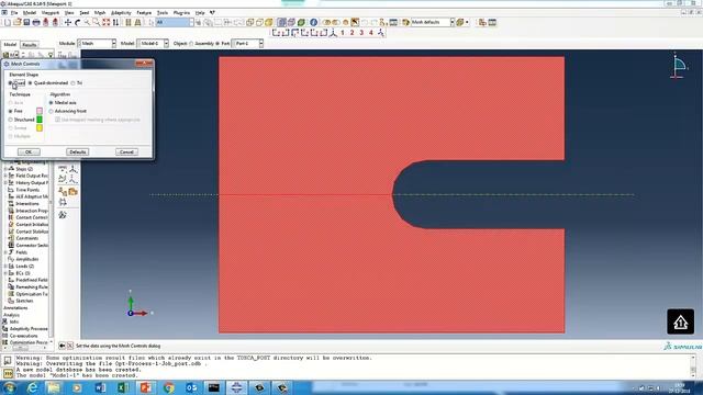 Abaqus Topology Optimization Tutorial: C Clip Example смотреть онлайн