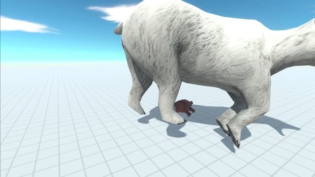 GIANT POLAR BEAR vs EVERY UNIT - Animal Revolt Battle Simulator смотреть онлайн
