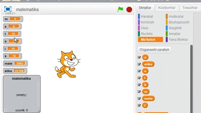 Scratch Skratch dasturida Murakkab algoritm смотреть онлайн