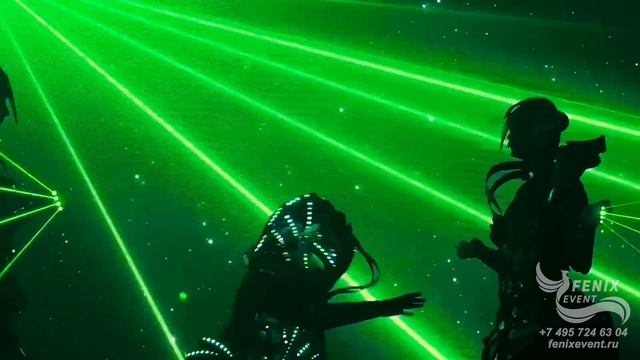 Заказать световое шоу на праздник, свадьбу и корпоратив в Москве - Космический световой номер смотреть онлайн