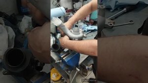 замена горячей части на турбине.