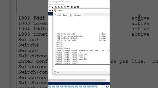 How to create vlan in switch? | #shortsvideo #short смотреть онлайн