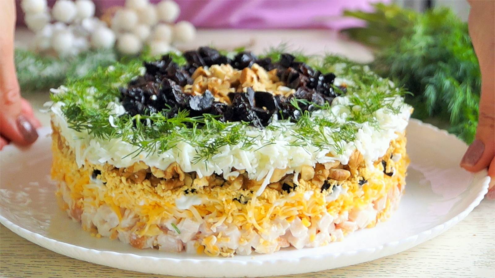 Новинка. Салат на праздничный стол. Красивый и простой в приготовлении салат. Очень вкусно смотреть онлайн