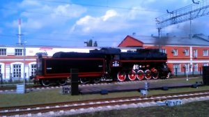 Паровоз Л-2331 Подмосковная парад паровозов 06.08.2016