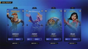 Disney Speedstorm 4-Player Co-Op Split Screen PS5 Gameplay