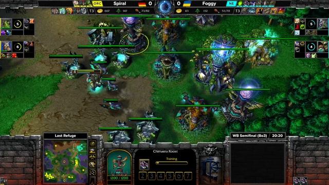 WC3 - DuSt League 7 EU - WB Semifinal: [NE] Foggy vs. Spiral [ORC] смотреть онлайн