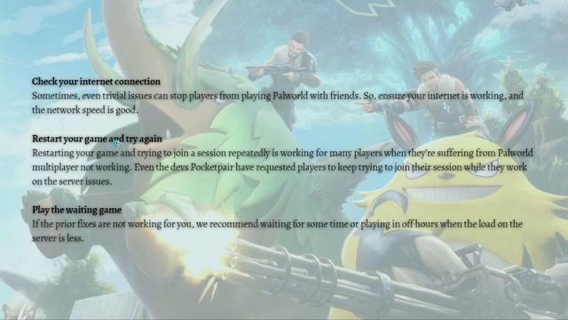 How To Fix Palworld Multiplayer Not Working (2024 Guide) смотреть онлайн