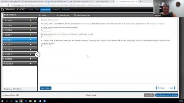 BUS 1510 Sum 2021 (select ch 9 exercises)