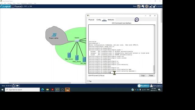 Enabling Port Security on a Switch смотреть онлайн