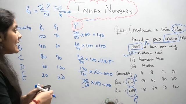 Introduction to Simple Average of Price relatives Method|Index Numbers|BBA|BCA|BCOM|Dream Maths смотреть онлайн