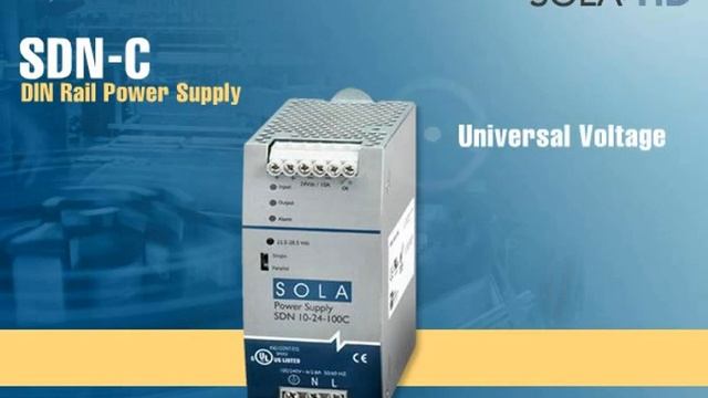 SolaHD Compact SDN-C DIN Rail Power Supply with Visual Diagnostics — Allied Electronics & Automatio смотреть онлайн