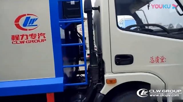 Rear loader garbage truck 8cbm смотреть онлайн