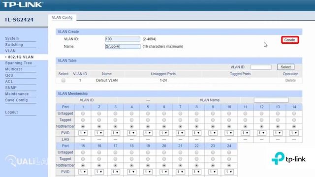 Como configurar Vlan Switch Tp-Link смотреть онлайн