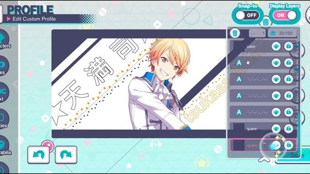 — Tsukasa Tenma Custom Profile / Project Sekai 🪄