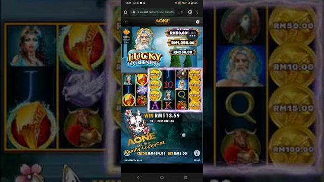 Disambar Petir RESPIN ! | LUCKY LIGHTNING - PRAGMATIC#Jom Cuba di Slot AONE 👇🏼👇🏼 Register Now 🧧 смотреть онлайн