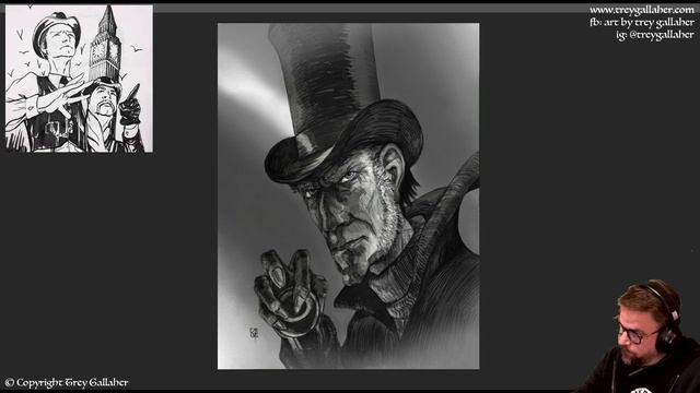 Art Stream with Trey Gallaher - Twitch S04E02 смотреть онлайн