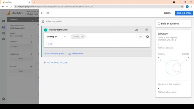 Google Analytics Segment Overlap Analysis смотреть онлайн