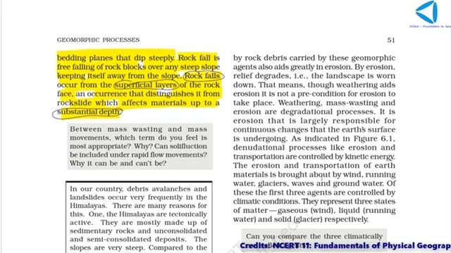 Class:11(geography) chapter:6(geomorphic processes) part:3 смотреть онлайн